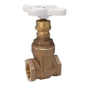 NIBCO NL0J2XC Gate Valve, 1-1/2 Inch Valve Size, Threaded, Bronze Body | CA9ZRL