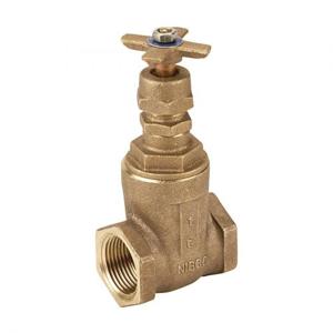 NIBCO NL0JE0A Gate Valve, 1 Inch Valve Size, Threaded, Bronze Body | CA3UAM