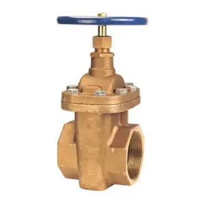 NIBCO NL1T00H Gate Valve, 4 Inch Valve Size, Threaded, Bronze Body | CA9MVP