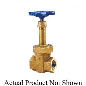 NIBCO NL2H00A Block Pattern Gate Valve, 1 Inch Valve Size, Threaded, Bronze Body | CC8HNY