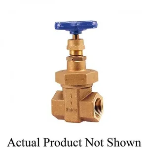 NIBCO NL2I00A Gate Valve, 1 Inch Valve Size, Threaded, Bronze Body | CA9MWP