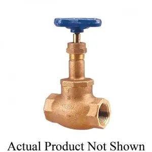 NIBCO NL2J00B Globe Valve, 1-1/4 Inch Size, NPT End Style, Bronze Body | CC8HPE