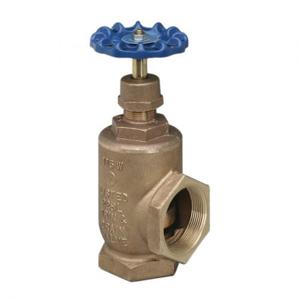 NIBCO NL4C00B Angle Valve, 1-1/4 Inch Size, NPT End Style, Bronze Body | BY7AHR