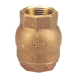 NIBCO NL9308A Lift-Inline-Rückschlagventil, 1 Zoll Ventilgröße, FNPT, Bronzegehäuse | CB8XHW