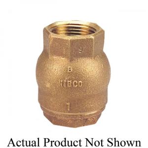 NIBCO NL9308C Lift-Inline-Rückschlagventil, 1-1/2 Zoll Ventilgröße, FNPT, Bronzegehäuse | BZ9DFC