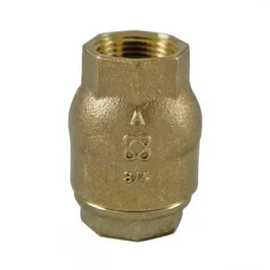 NIBCO NL931X6 Lift In-Line Check Valve, 1/2 Inch Valve Size, FNPT, Bronze Body | CB8XJD