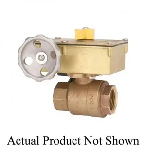 NIBCO NL93X7D Ball Valve, 2 Piece, 2 Inch Valve Size, NPT End Style, Bronze Body | CB8XJP