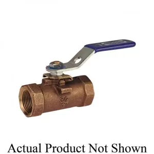 NIBCO NL94015 Ball Valve, 1 Piece, 3/8 Inch Valve Size, NPT End Style, Bronze Body | BZ3AFD