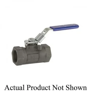 NIBCO NL941JAP Ball Valve, 1 Piece, 1 Inch Valve Size, FNPT End Style, Carbon Steel Body | BY8LWN