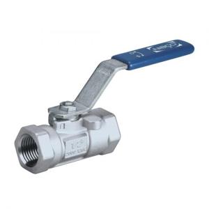 NIBCO NL943E6P Ball Valve, 1 Piece, 1/2 Inch Valve Size, NPT End Style, Stainless Steel Body | CA9WPK