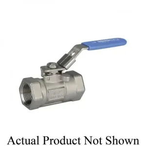 NIBCO NL944M8P Ball Valve, 1 Piece, 3/4 Inch Valve Size, NPT End Style, Stainless Steel Body | CA9WNZ