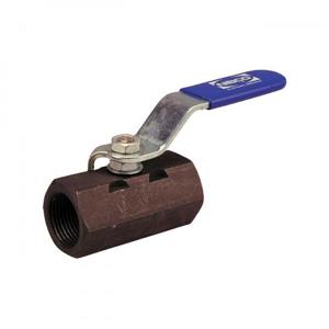 NIBCO NL94GFB Ball Valve, 1 Piece, 1-1/4 Inch Valve Size, FNPT End Style, Carbon Steel Body | CA9WPN