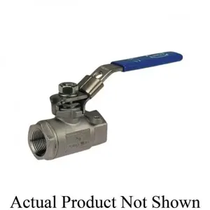 NIBCO NL94Q7D Ball Valve, 2 Piece, 2 Inch Valve Size, FNPT End Style, Stainless Steel Body | BZ2ABG