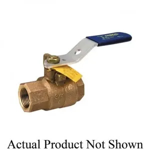 NIBCO NL9502B Ball Valve, 2 Piece, 1-1/4 Inch Valve Size, FNPT End Style, Bronze Body | CC2ZAR