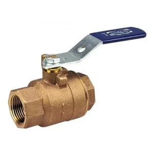 NIBCO NL95R0A Ball Valve, 2 Piece, 1 Inch Valve Size, FNPT End Style, Cast Red Bronze Body | BZ6XHB