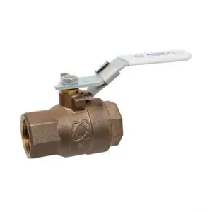 NIBCO NL951K4 Ball Valve, 2 Piece, 1/4 Inch Valve Size, Thread End Style, Silicon Bronze Body | CC3MXM