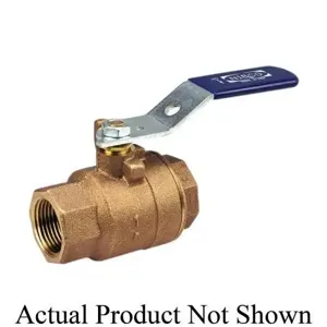 NIBCO NL95H2D Ball Valve, 2 Piece, 2 Inch Valve Size, FNPT End Style, Bronze Body | CA7RWP