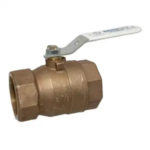 NIBCO NL99TXE Ball Valve, 2 Piece, 2-1/2 Inch Valve Size, NPT End Style, Silicon Bronze Body | CB6KNP