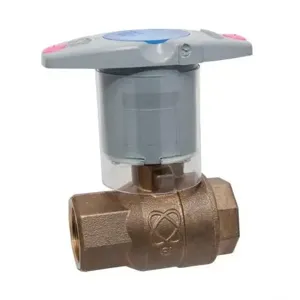 NIBCO NL95TX5 Ball Valve, 2 Piece, 3/8 Inch Valve Size, Thread End Style, Silicon Bronze Body | BZ6XHF