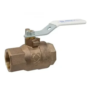 NIBCO NL97LXC Ball Valve, 2 Piece, 1-1/2 Inch Valve Size, NPT End Style, Silicon Bronze Body | CC6PXE