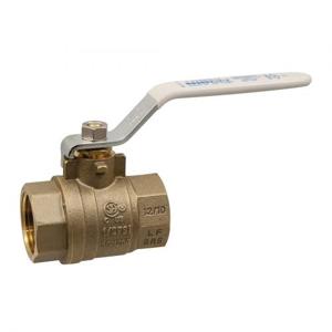 NIBCO NL998XC Ball Valve, 2 Piece, 1-1/2 Inch Valve Size, FNPT End Style, Brass Body | CA8MAY