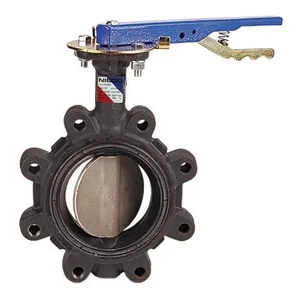 NIBCO NLG165D Lug Style Butterfly Valve, 2 Inch Valve Size, Ductile Iron | CB4RZX