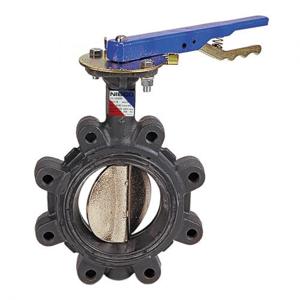 NIBCO NLG210H Lug Style Butterfly Valve, 4 Inch Valve Size, Ductile Iron | CB9XJE