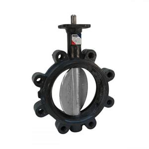 NIBCO NLG24TL Lug Style Butterfly Valve, 8 Inch Valve Size, Ductile Iron | BY9MCV