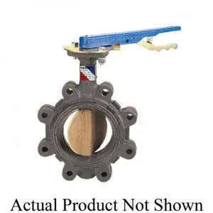 NIBCO NLG940D Lug Style Butterfly Valve, 2 Inch Valve Size, Ductile Iron | CC4NZZ