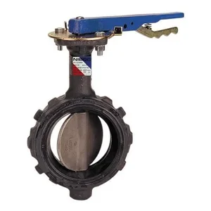 NIBCO NLH440K Wafer Style Butterfly Valve, 6 Inch Valve Size, Ductile Iron | CA3WGK