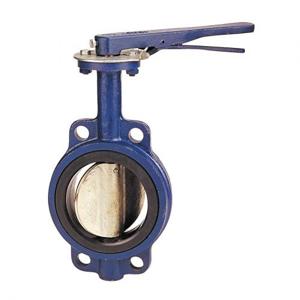 NIBCO NLJ150N Wafer Style International Butterfly Valve, 12 Inch Valve Size, Cast Iron | CC6FNM
