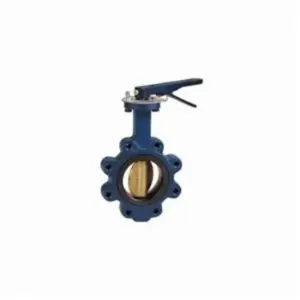 NIBCO NLJ340M Lug Style International Butterfly Valve, 10 Inch Valve Size, Cast Iron | CC6FPW