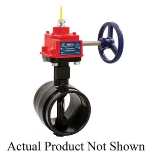 NIBCO NLK662H Butterfly Valve With 2 Switch, 4 Inch Valve Size, 300 psi Max Pressure, Ductile Iron | CA2BUM