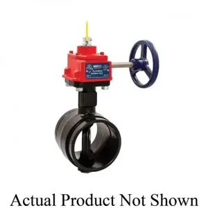 NIBCO NLK652KK Butterfly Valve With Ports, 165 mm Nominal, 300 psi Max Pressure, Ductile Iron | CA2BUD