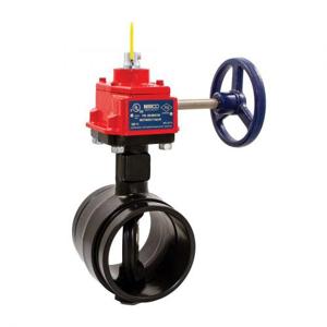 NIBCO NLK652M Butterfly Valve, 10 Inch Valve Size, Grooved End Style, Ductile Iron | CA2BUF