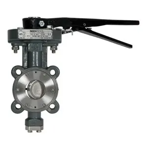 NIBCO NLL203D Butterfly Valve With ISO Actuation Mounting, 2 Inch Valve Size, Carbon Steel | CB2WFL