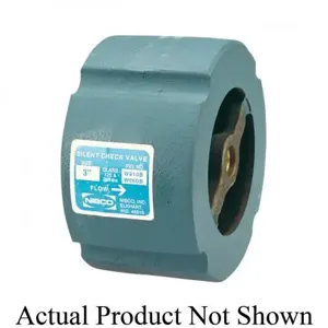 NIBCO NLN150H Wafer Style Check Valve, 4 Inch Valve Size, Wafer, Cast Iron Body | CA3PBX