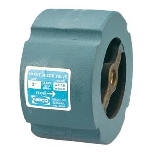 NIBCO NLN10XF Wafer Style Check Valve, 3 Inch Valve Size, Wafer, Cast Iron Body | CC8GMM