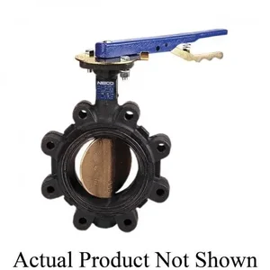 NIBCO NLQ100D Lug Style Butterfly Valve, 2 Inch Valve Size, Cast Iron | CB3ARL