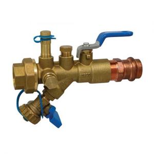 NIBCO NMP3X20A Combination Ball Valve With Union, 1 Inch Valve Size, Press x Threaded End Style, Brass Body | CC8CCN