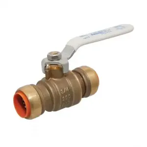 NIBCO NN998H8E Ball Valve, 3/4 Inch Valve Size, Push End Style, Brass Body | BU4XPY