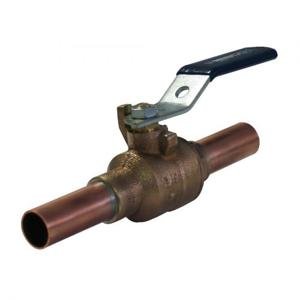 NIBCO NR84008 Ball Valve, 2 Piece, 3/4 Inch Valve Size, Male Press End Style, Bronze Body | BY4DMG