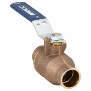 NIBCO S58570 1-1/4 Bronze Ball Valve Solder 1-1/4 In | AD4CTA 41E346