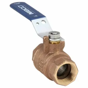 NIBCO T5857066 1-1/4 Bronze Ball Valve Inline Fnpt 1-1/4 In | AD4CUK 41E378