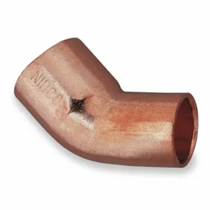 NIBCO U6062 1/2 Elbow 45 Wrot Copper Ftg x C 1/2 In | AE4YKA 5P045