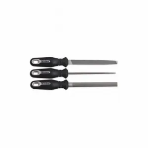 NICHOLSON 22015HNNN File Set3Pcw/Ergonomic, 6 Inch Half Round/6 Inch Mill/6 Inch Round, Includes Handle | CT4CDD 24H177