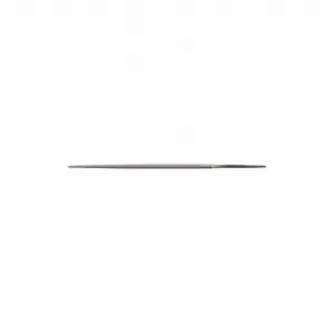 NICHOLSON 40687N Needle File, Round, Double-Cut, Safe Edge Cut, Smooth Cut, 8 Inch Length Without Tang | CT4CFQ 24H228