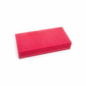 NILFISK 997001 Scrubbing Pad, Red, 28 Inch X 14 Inch Floor Pad Size, 5 PK | CT4CJQ 783XP5