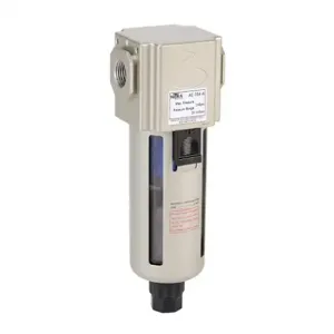 NITRA AC-334-A Pneumatic Filter, Coalescing, 3/8 Inch Female Npt Inlet, 3/8 Inch Female Npt Outlet | CV7LXG