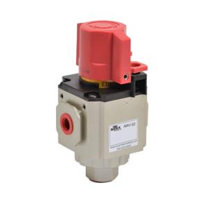 NITRA ARV-32 Shut-Off Valve, 3-Port, 2-Position, Twist, N.C., 1/4 Inch Female Npt Inlet | CV8EQM